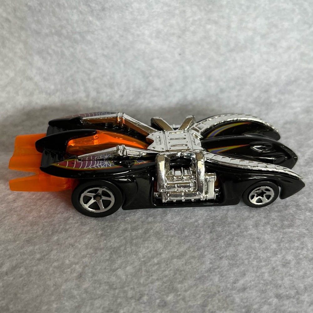 Vintage Hot Wheels 2000 Arachnorod Black RaceCar Die Cast Toy Car